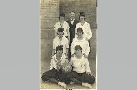 E.S. Farrington, Sr. and Lancaster High School girls basketball team, 1920-1921(015-040-604)